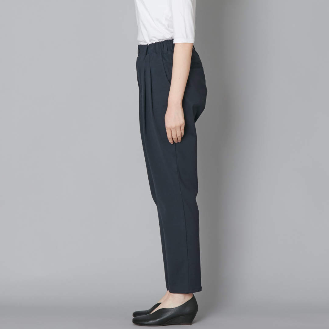 WESTWOOD OUTFITTERS/きれいめポンチのタックテーパードパンツ